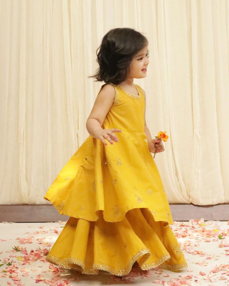 Your Girl - Bari Eid ‘ 23 Mustard & Green Embroidery on cotton #yourgirl #barieid #kids #cotton #kameez #culottes #anarkali… | Instagram Kids Latest Dress Designs, Model Blouse, Kids Ethnic Wear, Mustard Green, Latest Model Blouse Designs, Green Embroidery, Mustard Greens, Blouse Models, Anarkali Dress