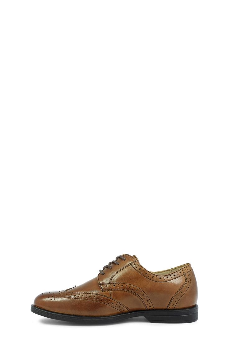 A dashing bicycle-toe wingtip oxford is beautifully pieced from burnished leather and fitted with a comfortable cushioned footbed. Style Name:Florsheim 'Reveal' Wingtip Oxford (Toddler, Little Kid & Big Kid). Style Number: 5037867. Semi-formal Cognac Oxfords With Brogue Detailing, Fitted Derby Shoes With Brogue Detailing And Plain Toe, Fitted Derby Shoes With Brogue Detailing, Classic Derby Shoes With Brogue Detailing, Cognac Wingtip Oxfords For Semi-formal Occasions, Classic Oxford Leather Derby Shoes With Brogue Detailing, Classic Brown Oxford Dress Shoes, Timeless Cognac Dress Shoes With Brogue Detailing, Fitted Brown Dress Shoes With Brogue Detailing