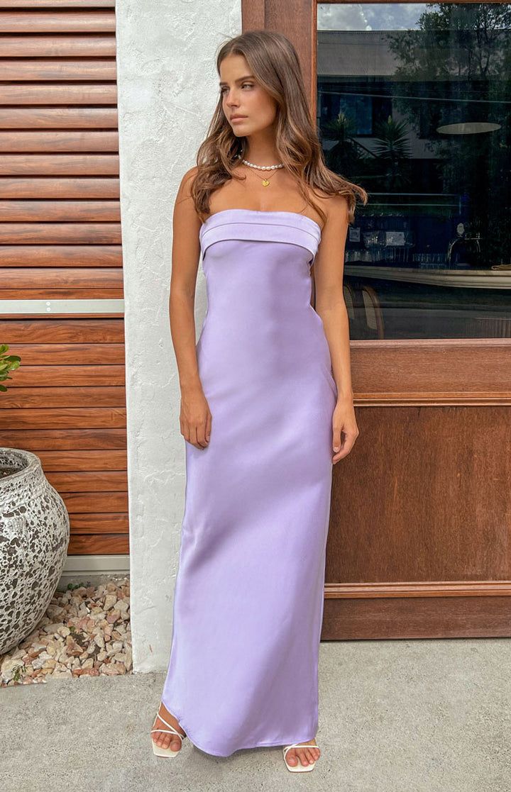 Lilac Maxi Dress, Long Shift Dress, Socialite Style, Gorgeous Maxi Dresses, Sleeveless Skirt, Maxi Robes, Long Skirts, Shop Maxi Dresses, Satin Dress