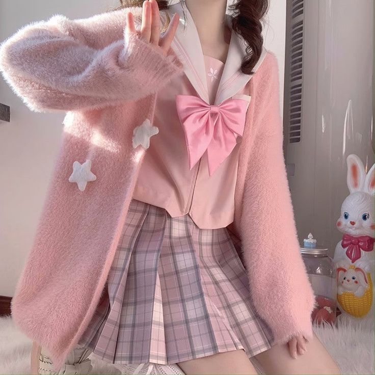 Star Cardigan, Stars Sweater, Kawaii Sweater, Sweater Tshirt, Future Clothes, Star Sweater, Sweet Lolita, Sweater Coat