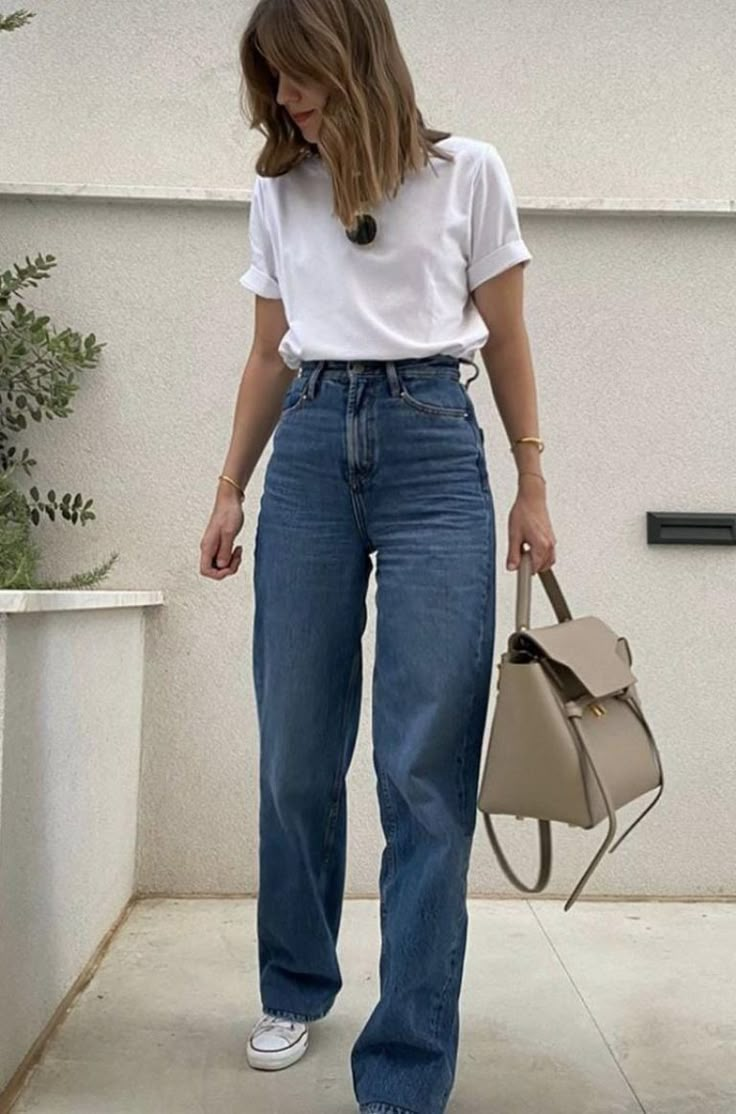 Casual College Outfits, Casual Day Outfits, Elegante Casual, Mode Casual, Casual Work Outfits, Mode Inspo, Looks Chic, Work Outfits Women, 가을 패션