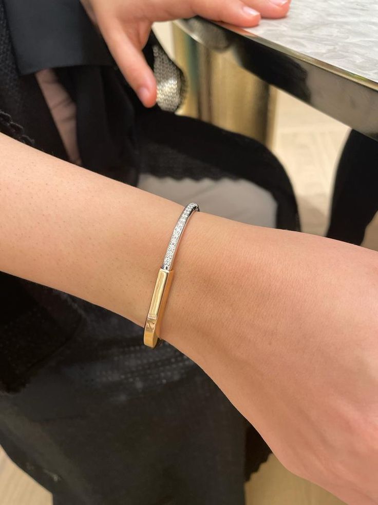 (1) Newest Tiffany collection! | Page 3 | PurseForum Tiffany T Bangle, Tiffany Jewelry Gold, Tiffany Diamond Bracelet, Tiffany & Co Bracelet, Tiffany And Co Bracelets, Tiffany And Co Lock Bracelet, Tiffany Lock Bangle, Tiffany And Co Jewelry Gold, Tiffany And Co Bracelet Gold