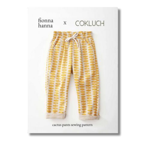 fionna hanna + cokluch cactus pants sewing pattern Kids Pants Pattern, Pant Sewing, Buddha Pants, Trouser Pattern, Pants Sewing, Unisex Pants, Outfit Inspired, Pants Sewing Pattern, Needlework Embroidery