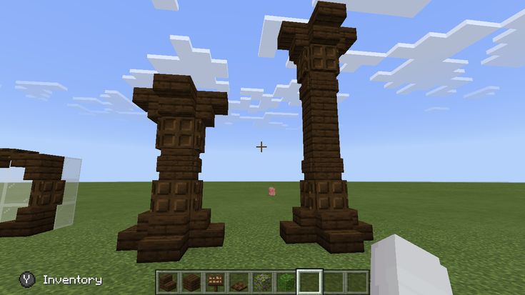 the letters are made out of rocks in this minecraft video game screen shot,