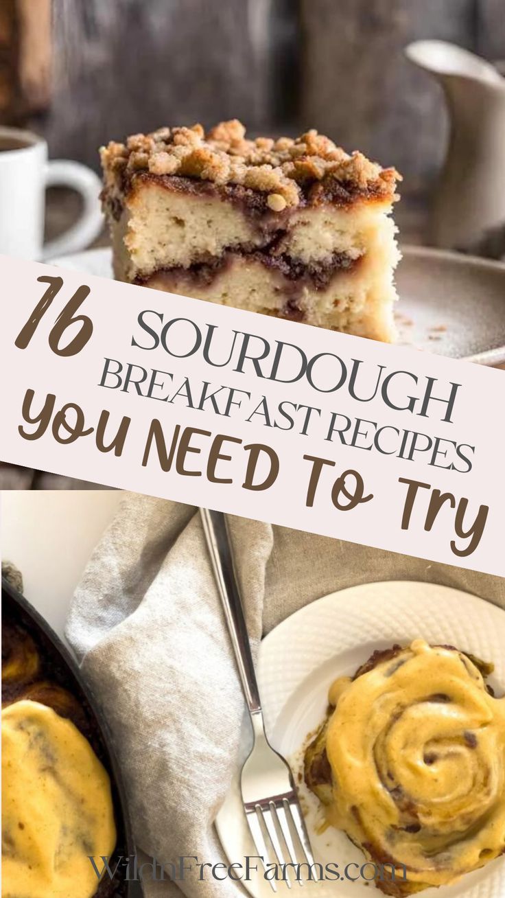 sourdough breakfast recipes Sourdough Breakfast Recipes, Sourdough Breakfast, Recipe Using Sourdough Starter, Overnight Recipes, Sourdough Bread Starter, Sourdough Starter Discard Recipe, Easy Sourdough, Sourdough Starter Recipe, Sourdough Discard