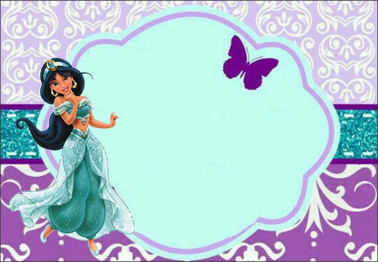 an image of a princess with a butterfly