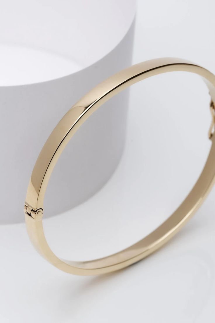 4,5mm Bangle Bracelet, Custom Gold Bangle, 14K Solid Gold Bangle, Hinged Bracelet, 14K Gold Bangle, Wife Christmas Gift. Elegant 14k Gold Cuff Bracelet With Polished Finish, Hoop Bracelets With Polished Finish For Formal Occasions, Elegant Hoop Bangle With Polished Finish, Wedding Fine Jewelry Cuff Bracelet With Polished Finish, Elegant 14k Gold Cuff Bracelet For Formal Occasions, Elegant Oval Cuff Bracelet For Formal Occasions, Elegant 14k Gold Bangle For Formal Occasions, Modern Gold Bracelet With Polished Finish For Wedding, Modern Hoop Gold Bracelet For Formal Events