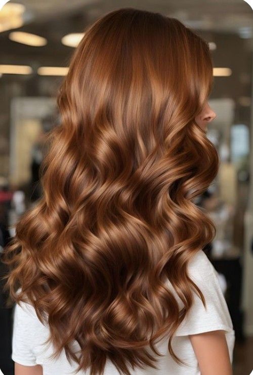 Medium Copper Hair, Caramel Copper Hair, Light Caramel Brown Hair, Different Brown Hair, Different Brown Hair Colors, Foam Hair Dye, Skin Tone Colors, Natural Auburn Hair, Light Brown Balayage