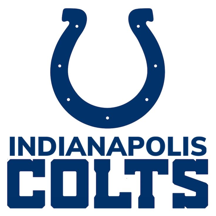 the indianapolis colts logo on a white background