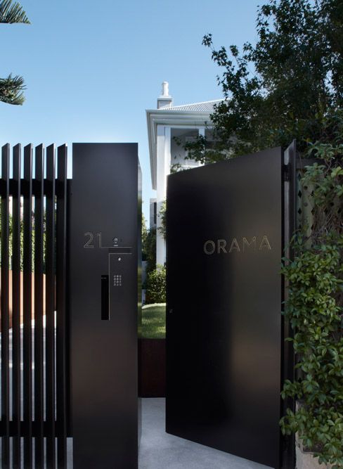 two black doors with the word obama written on them