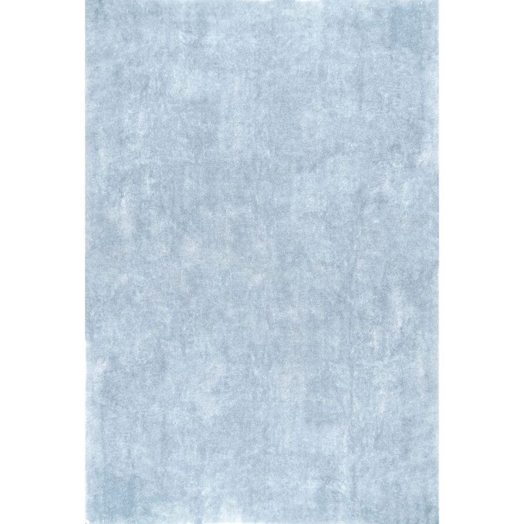 a light blue rug on a white background