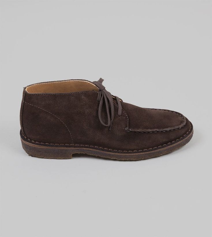 Crosby Moc-Toe Chukka Boot Brown Suede | Drake's The Vamp, Moccasins Style, Desert Boot, Chukka Boot, Desert Boots, A Style, The Vamps, James Bond, Brown Suede