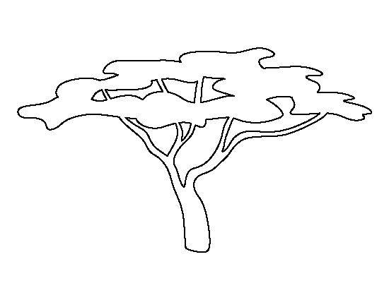 a drawing of a tree on a white background