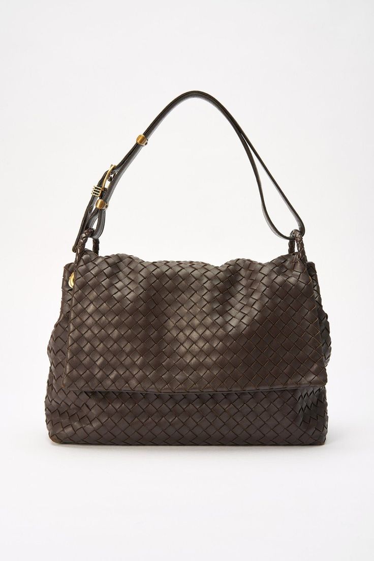 Vintage Bottega Veneta, Bottega Bag, Bag Png, Braided Bag, Woven Leather Bag, Bags Vintage, Bottega Veneta Intrecciato, Vintage Leather Bag, Woven Pattern