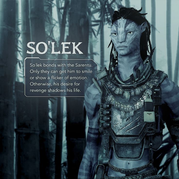 an image of a man in the woods with words that say solek on it