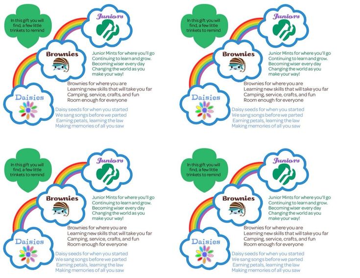 six cloud stickers with rainbows and clouds in the sky on them, all written in different languages