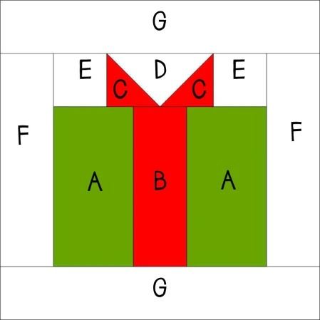 a box with the letters e, f, and c on it is shown in three different colors