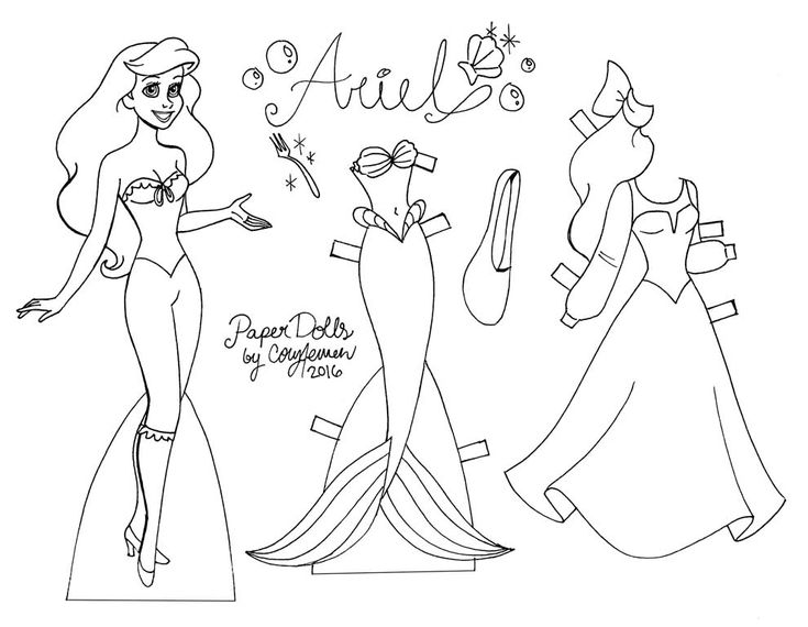 the princesses from disney's animated movie ariels are shown in black and white