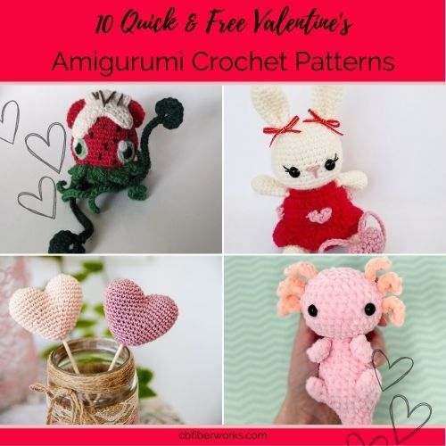 crochet valentine's day free patterns for amigurmi crochet