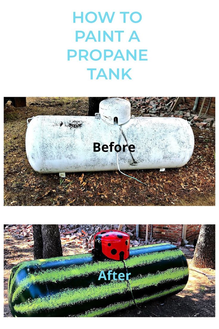 watermelon painted propane tank - DIY Painted Propane Tanks Ideas Funny, Propane Tanks Ideas, Large Propane Tank Art, Painted Propane Tanks Ideas, Hidden Propane Tank Ideas, Painted Propane Tanks, Propane Tank Art, Gas Tank Paint, Outside Sheds