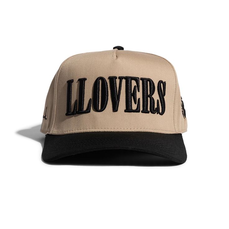 LLovers Cap (Khaki/Black) – LLovesick Cheap Cream Snapback Hats, Affordable Embroidered Snapback Baseball Cap, Cheap Snapback Hat With Logo Patch And Flat Brim, Cheap Cotton Fitted Hat With Letter Print, Cheap Black Snapback Hat With Embroidered Logo, Cheap Outdoor Snapback Hat With Letter Print, Cheap Trucker Hat With Letter Patch Snapback, Cheap Six-panel Snapback With Letter Print, Cheap Personalized Flat Bill Snapback Hat