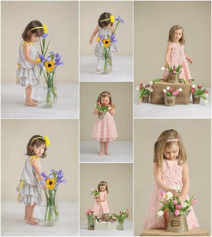 Kids Photographer Ideas, Kids Studio Photoshoot Ideas, Simple Easter Photoshoot, Indoor Spring Photoshoot, Spring Kids Photoshoot, Easter Mini Session Indoor, Easter Photography Ideas Mini Sessions, Easter Studio Photography, Spring Mini Session Ideas Studio