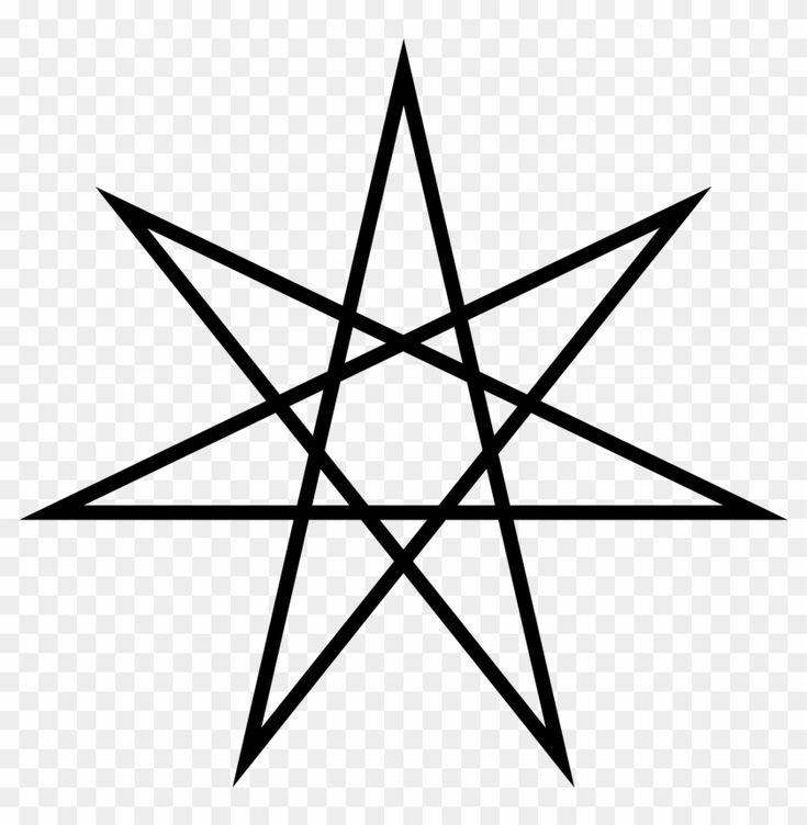 a black and white star with four intersecting lines in the center, on a transparent background