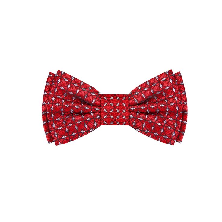 A Rich Red Red Fitted Summer Tie, Red Tie As A Summer Gift, Classic Red Ties For Summer, Types Of Bows, Tie Bow Tie, Silk Bow Ties, Red Zone, Red And Brown, Fabric Red