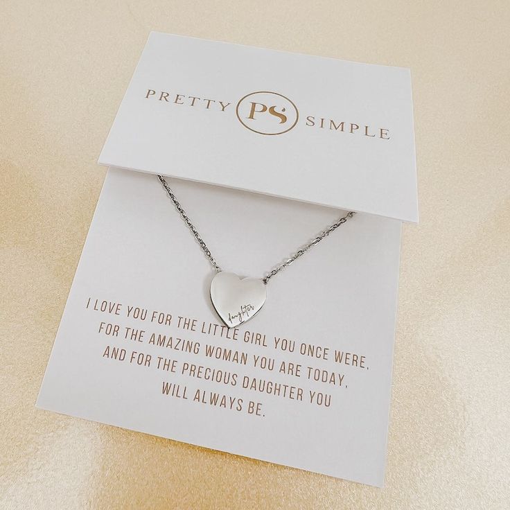 The sweet to the salty... Meet our new Sweet Heart Gift Necklaces! These waterproof styles are available in both gold and silver and are the perfect gift for your friends, family, or even yourself. If you look closely, the hearts on the necklaces feature different words and sayings that are loving or motivational! PS, each of the cards include a message that's related to each style! And if you open the top of the carding, there is blank space for you to write a message to your loved ones! Measur Inspirational Hypoallergenic Jewelry For Best Friend Gift, Meaningful Stainless Steel Necklace As Gift, Inspirational Hypoallergenic Jewelry For Best Friend, Heart-shaped Necklace For Best Friend Gift On Mother's Day, Heart Shaped Minimalist Charm Necklace For Best Friend, Heart-shaped Jewelry For Best Friend Gift, Minimalist Heart Charm Necklace For Best Friend, Inspirational Heart-shaped Jewelry For Best Friend, Meaningful Hand Stamped Charm Necklace Gift