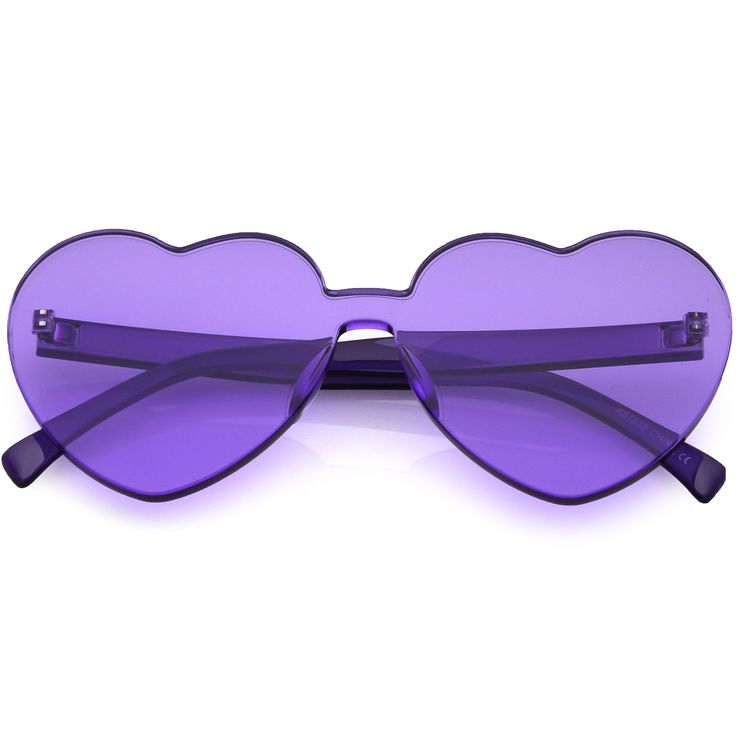 Purple Novelty Sunglasses, Translucent Material, Heart Shaped Glasses, Heart Glasses, Rave Accessories, Kate Bishop, Heart Shaped Sunglasses, Metal Hinges, Homescreen Ideas