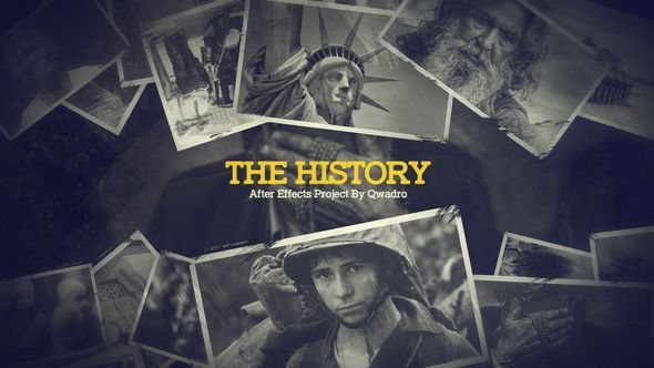 the history movie poster with many pictures on it