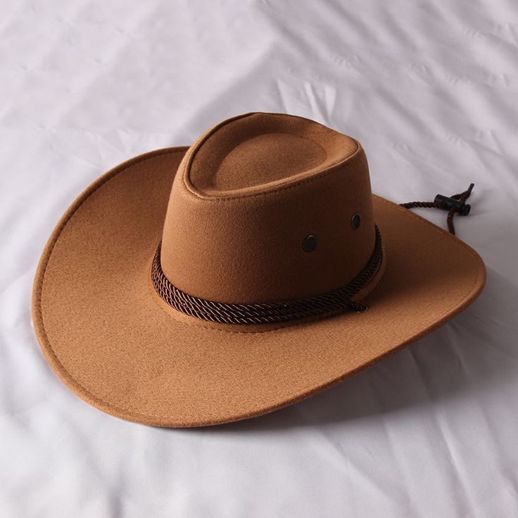 ProductNo SP2408240K9M Western Style Solid Color Hat Bands For Outdoor, Casual Flat Bill Felt Hat For Outdoor, Solid Felt Hat For Winter Outdoor, Casual Solid Hats For Ranch, Casual Solid Color Hats For Ranch, Khaki Hats For Outdoor Fall Use, Brown Hat For Fall Outdoor Activities, Brown Hat For Outdoor Fall Activities, Khaki Outdoor Hat For Fall