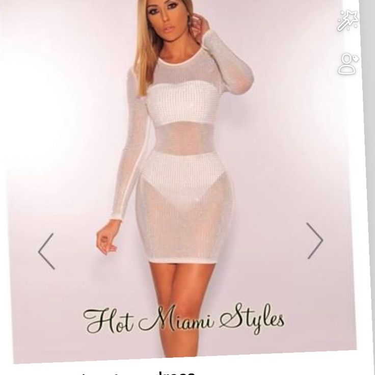 White Dress White Knee-length Bodycon Dress For Party, White Knee-length Bodycon Party Dress, Summer Long Sleeve Mesh Cocktail Dress, White Bodycon Mini Dress For Club, Elegant White Club Dresses, Elegant White Mini Dress For Club, Elegant Summer Mesh Dress For Club, White Summer Club Midi Dress, White Stretch Club Dress