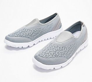 These slip-on sneakers are sleek in style, and made for an activity-seeker. Rock these on all your outdoor excursions (hikes, sight-seeing, leisurely walks) and feel practically barefoot. From Propet. Breathable Casual Slip-ons For Outdoor, Athleisure Slip-on Sneakers With Round Toe For Outdoor, Comfortable Cushioned Slip-on Sneakers For Outdoor, Comfortable Slip-on Sneakers With Cushioned Footbed For Outdoor, Comfortable Outdoor Slip-on Sneakers With Rubber Sole, Casual Slip-resistant Walking Shoes, Slip-on Sneakers With Ortholite Insole For Outdoor Activities, Casual Outdoor Sneakers With Slip-resistant Sole, Slip-resistant Walking Shoes For Spring Sports