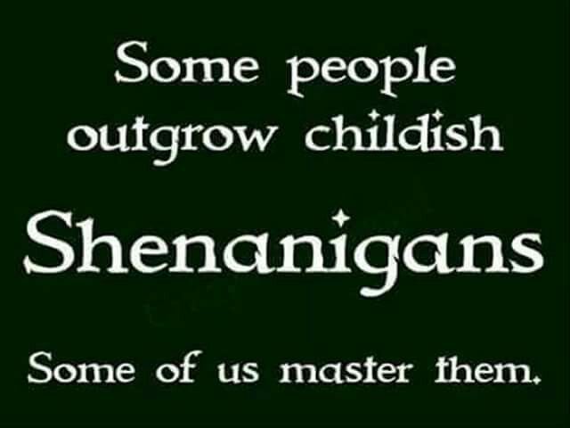 some people outgrow childishish shennangans some of us master them