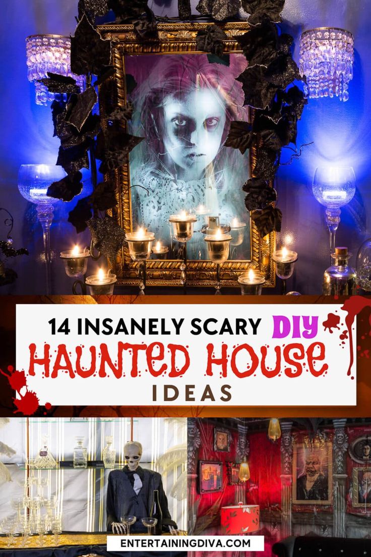 Halloween Haunted House Ideas, Haunted House Ideas, Haunted House Halloween Party, Haunted House Diy, Scary Halloween Decorations Diy, Halloween Haunted House Decorations, Spooky Ideas, Scary Haunted House, Halloween Entertaining