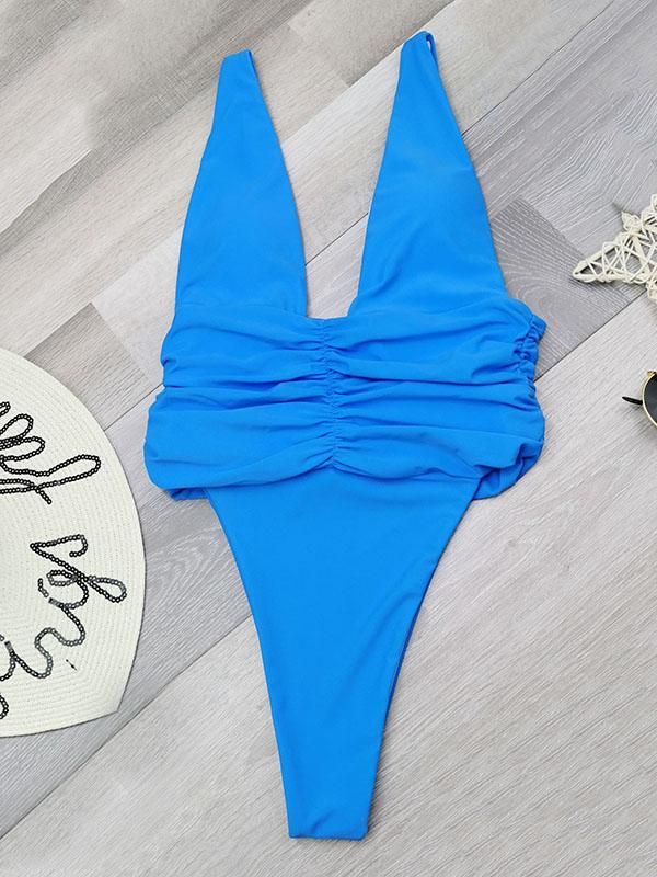 Sku CY-!56999 Material Polyester Lining Polyester Underwired No Style Bralette Feature Backless , Solid Neckline V-neck Occasion Vacation , Beach , Sports , Sexy , Hot Springs , Swimming Pool Seasons Spring , Summer Type One-piece Swimsuit Color YELLOW,BLUE,APRICOT Size S,M,L,XL,2XL Please consult the size chart we provide for this item''s measurements to help you decide which size to buy.Please note: There may be 1-3cm differ due to manual measurement.CMINCH Bust Waist Hips S 84-88 68-74 78-94 Summer V-neck One-piece Swimsuit, V-neck Stretch Bodysuit For Beach Party, V-neck Bodysuit For Beach Season Swimming, Fitted V-neck Swimwear For Pool, Fitted V-neck One Piece For Pool, Fitted V-neck One Piece For Poolside, Stretch V-neck One Piece Beachwear, Stretch V-neck Bodysuit For Sunbathing, Fitted Blue V-neck One Piece