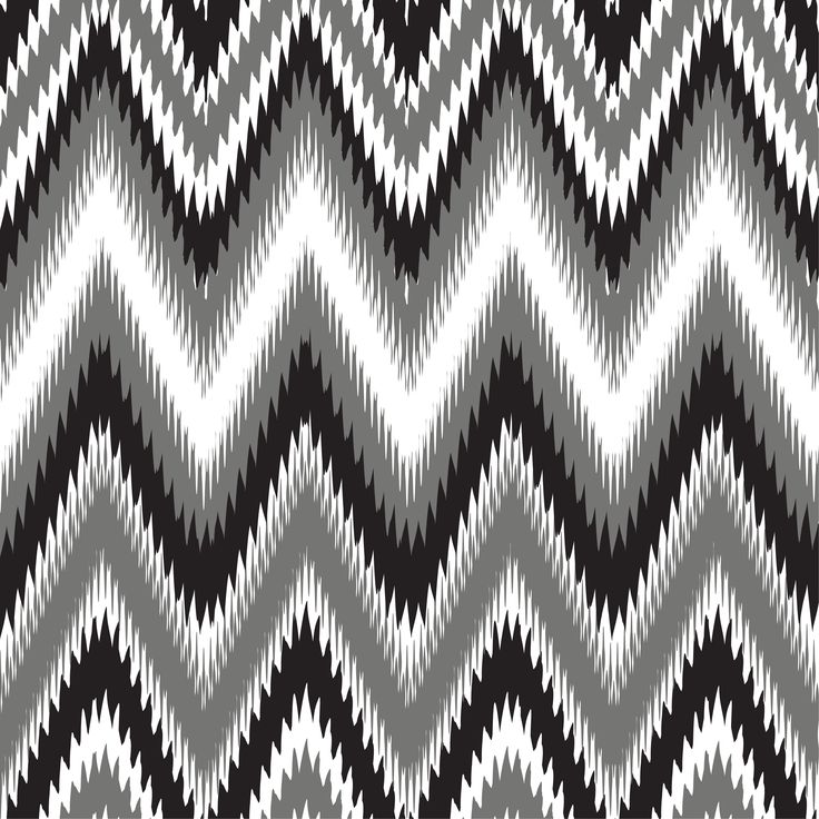 an abstract zigzag pattern in black and white