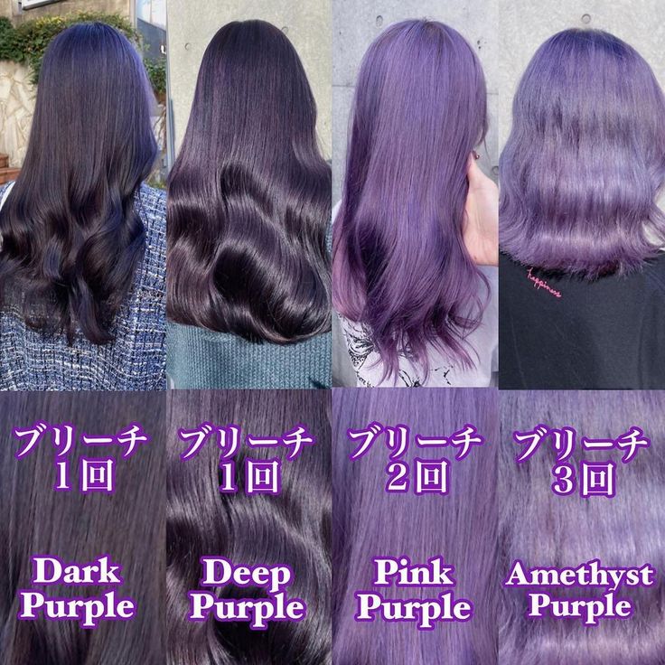 Deep Purple Hair, Hidden Hair Color, Light Purple Hair, Boosting Confidence, Purple Ombre Hair, Dyed Hair Purple, Korean Hair Color, Wine Hair, Cabello Hair