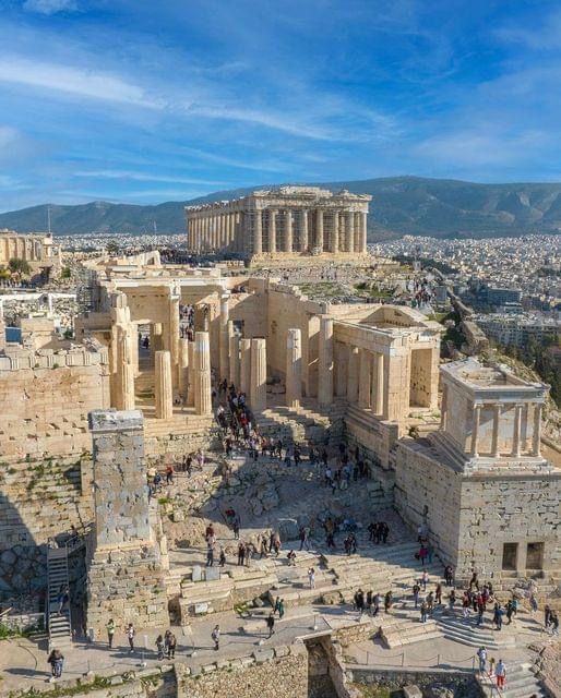 an aerial view of the acrobatic city of palmyran, turkey