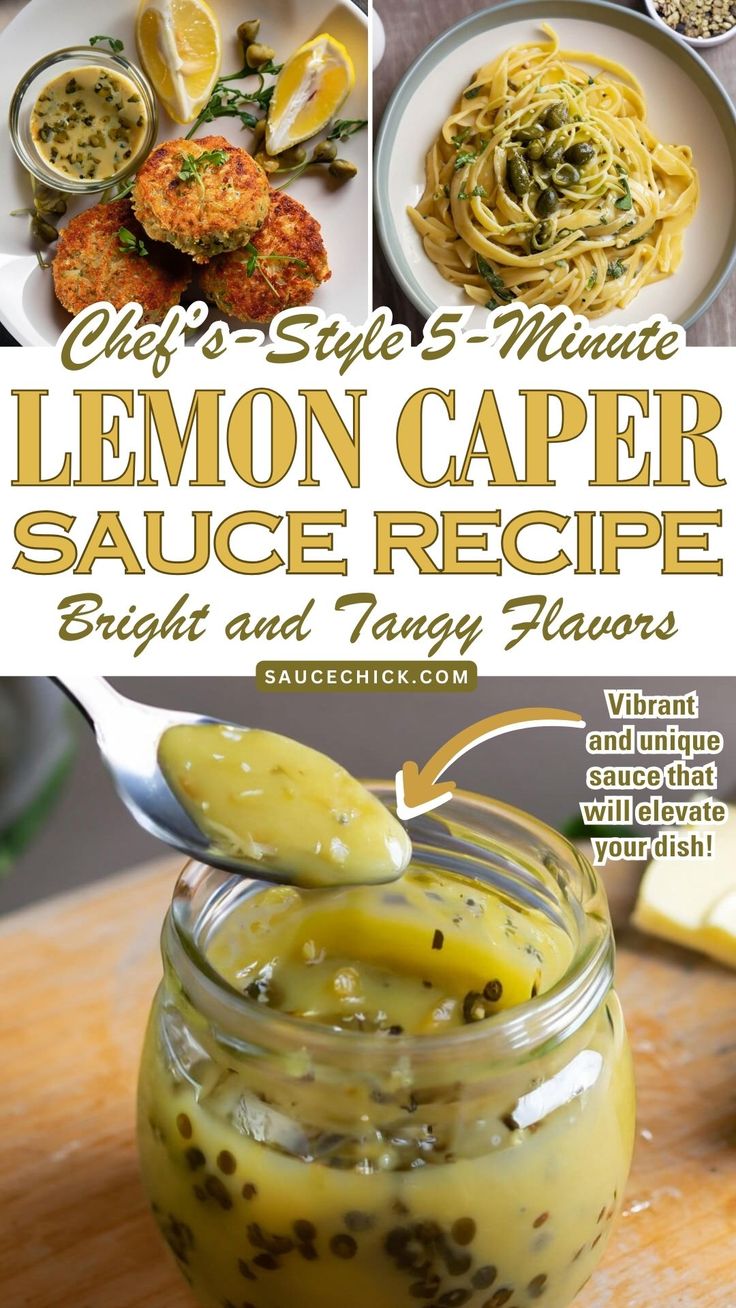 Lemon Caper Sauce recipe Lemon Dill Caper Sauce, Carrabbas Lemon Butter Sauce, Creamy Lemon Caper Sauce, Sauce For Grilled Salmon, Linguine Recipes Easy, Capers Sauce, Lemon Caper Butter Sauce, Lemon Herb Sauce, Lemon Dinner