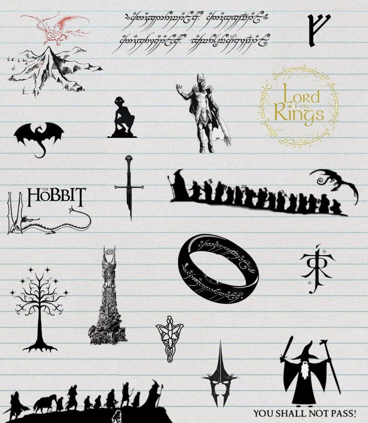 the lord's symbols are drawn on lined paper