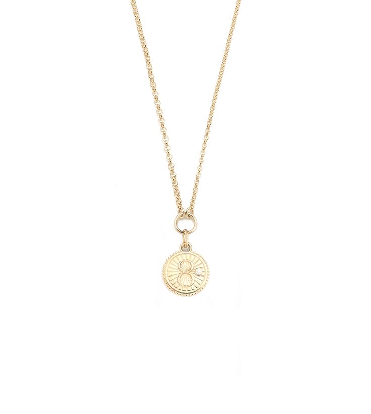 Description Handcrafted in 18-karat Yellow Gold, this 18" Small Belcher Chain Necklace symbolizes Karma. Every day, every moment, we make choices. We have a choice regarding what kind of energy we want to put out there in the world. The number 8 represents the continual returning energy. On its side, the 8 stands for infinity. The Crescent moon was chosen for its Latin root word, crescere, to grow. Reminding us that every day is a new day to grow inwardly by seeking truth and enlightenment. Deta Everyday Yellow Gold Medallion Necklace With Adjustable Chain, Yellow Gold Medallion Necklace With Adjustable Chain For Everyday, Gold-tone Round Pendant Charm Necklace, Tarnish Resistant, Yellow Gold Plated Medallion Necklace With Adjustable Chain, Tarnish Resistant Yellow Gold Chain Necklace With Round Pendant, Yellow Gold Medallion Necklace With Delicate Pendant, 14k Gold Amulet Charm Necklace With Round Pendant, Gold Plated Medallion Necklace With Initial Pendant, Gold Plated Round Amulet Charm Necklace