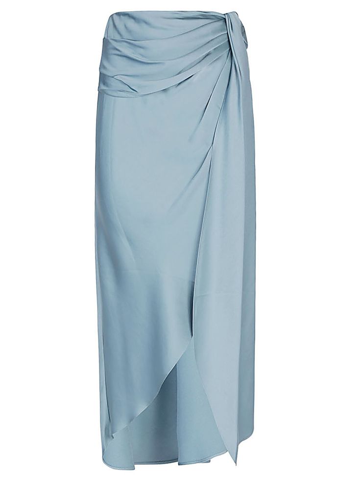 Elisabetta draped satin midi skirt by Jonathan Simkhai. This item is in size 6 and the color is Blue Blue Maxi Skirt, Satin Mini Skirt, Latest Fashion Design, Satin Midi Skirt, Sharp Dressed Man, Jonathan Simkhai, Satin Top, Unique Designers, Online Fashion Stores