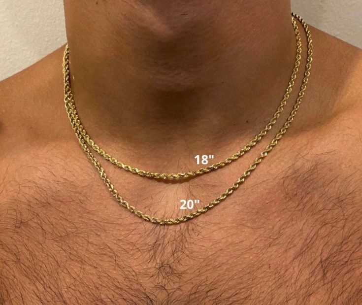 "14k Solid gold rope chain with double rhodium plated finish for extra sparkle and shine. Chain is Solid 14k SOLID Yellow Gold, NOT Plated, NOT Filled, and NOT Hollow. Gold has been professionally tested and stamped 14K for authenticity. ✔ Gold Karat: 14K ✔ Interlock and clip closure ✔ Chain Width: 3 MM ✔ Ships from: Miami, Florida ✔ Available in 18\" - 20\" (inches) ✔ Hypoallergenic 14K Chain Weight (Approx.) 18 inches - 13.6g 20 inches - 15.2g 22 inches - 17.6g ---------- LAYAWAY PLAN AVAILABL 14k Gold Rope Chain Necklace As Gift, 14k Gold Figaro Rope Chain Necklace As Gift, Gold Diamond Cut Rope Chain Necklace Gift, 14k Gold Curb Chain Rope Necklace Gift, Gold Rope Chains, Square Earrings Studs, Square Stud, Emerald Earrings, Square Earrings