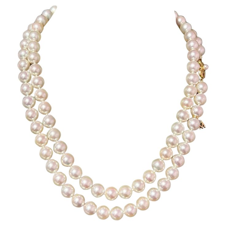 Fifth Avenue New York, Akoya Pearl Necklace, Happy Clients, Akoya Pearls, Pearl Color, Lovely Gift, Pink White, Pearl Necklace, Jewelry Collection