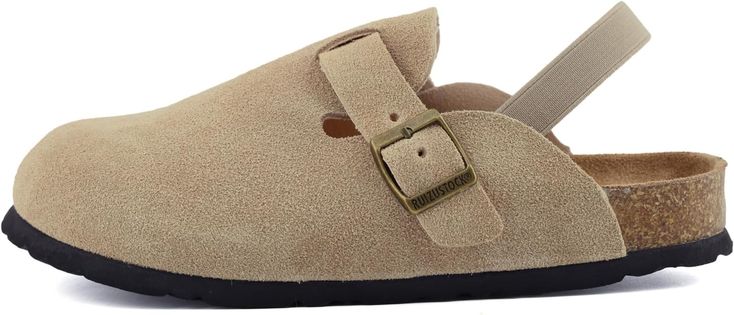 Amazon.com: Kids Suede Clogs Toddler Clogs Boys Girls Sandals Cork Adjustable Buckle Mules Clogs(Apricot,7 Toddler) : Clothing, Shoes & Jewelry Suede Clogs, Toddler Sandals, Toddler Clothing, Girls Sandals, Hook And Loop, Mule Clogs, Apricot, Shoes Jewelry, Cork