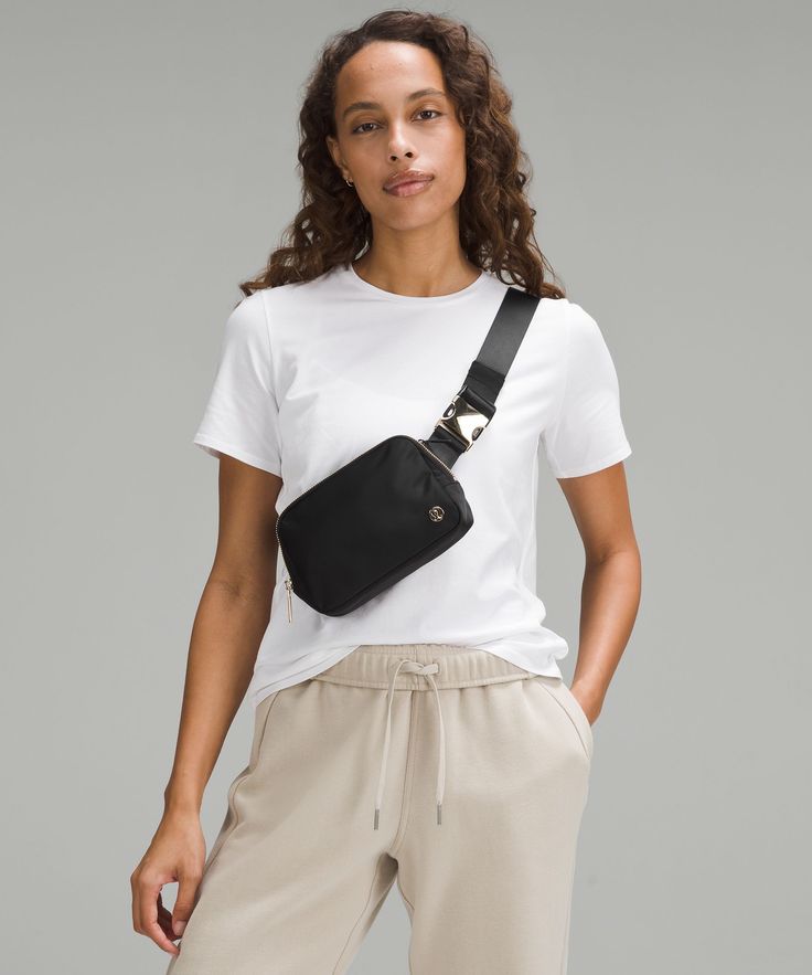 Phone, keys, wallet. Keep them close in this versatile belt bag that helps you get out the door and on to your next adventure. Designed for Casual. Bag dimensions: 19cm x 5.5cm x 13cm (7.5" x 2" x 5"):Strap length when fully extended: 106cm (41.7"):Volume: 1L. Exterior zippered pocket to secure your valuables. Interior pockets hold the essentials. Once you find your perfect fit, tuck the excess belt bag strap into the elastic loops. Everyday Lululemon Mobile Phone Bag, Lululemon Belt Bag With Cell Phone Pocket For On-the-go, Lululemon Belt Bag With Removable Pouch For On-the-go, Functional Lululemon Belt Bag With Cell Phone Pocket, Casual Lululemon Bag With Cell Phone Pocket, Lululemon Functional Belt Bag With Cell Phone Pocket, Practical Belt Bag With Cell Phone Pocket For Travel, Lululemon Crossbody Bag With Cell Phone Pocket, Functional Lululemon Pouch Belt Bag