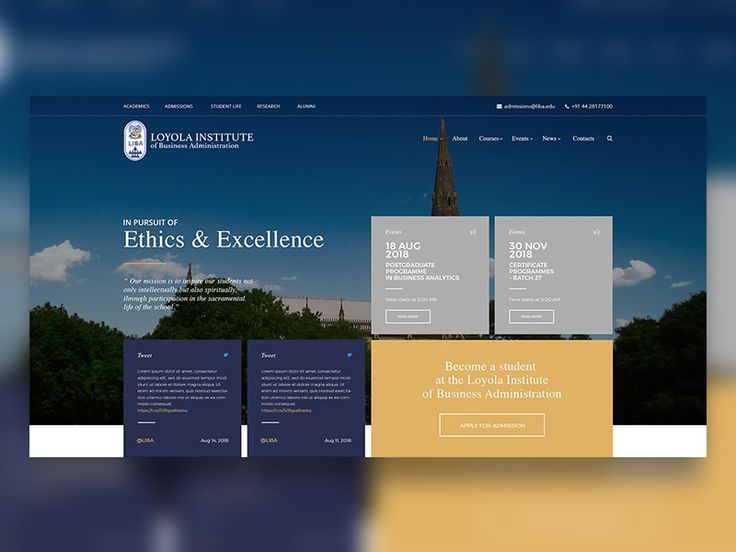 an image of a website design for the university of edinburgh and excellence, which is being displayed on a computer screen