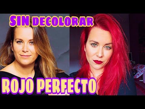 CABELLO ROJO SIN DECOLORAR | ROJO PERFECTO sin dañar el pelo | red hair - YouTube Color Rojo, Red Hair, Makeup, Hair, Red, Color, Make Up